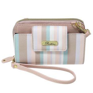 Buxton Stylish Stripes Wristlet - 1128